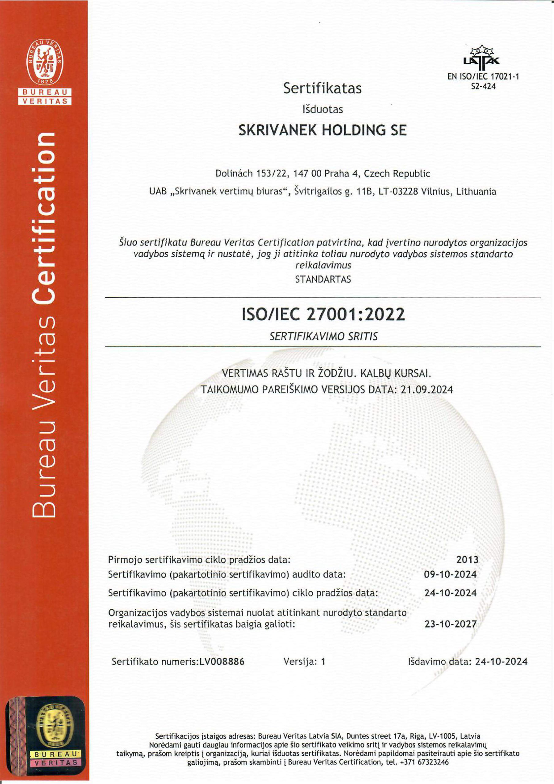 ISO IEC 27001 2022 LT
